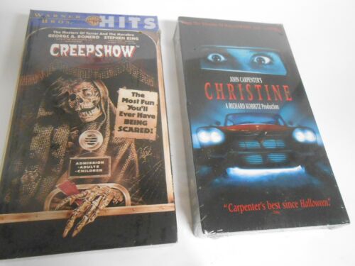 New ListingCreepshow & Christine  VHS New Sealed Lot