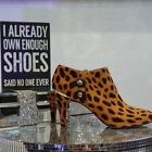 Vince Camuto Vemmey Leopard Animal Print High Heel Ankle Boots Shoes 7 1/2 NEW