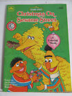 Christmas on Sesame Street Coloring Book Golden 55 Pages Vintage 1985 C3