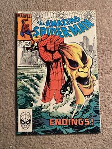 The Amazing Spider-Man #251 Marvel Comics 1983 Endings! Bronze Age