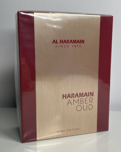 AL HARAMAIN Amber Oud RUBY EDITION 100 ml / 3.4 FL OZ AUTHENTIC EDP NEW IN BOX