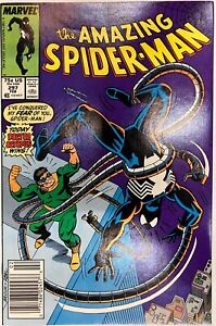 Amazing Spider-Man #297 Newsstand (1988) Black Suit Spidey vs. Doc Oc (NM)