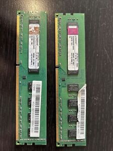 4GB Kingston 2Rx8 PC3 10600U 9-10-BO (2x2GB sticks) Desk Top Computer memory RAM