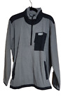 Large Grey Outdoor Research Fleece Pullover 1/4 Zip with Pocket - Unworn