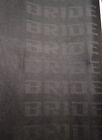 Full Black JDM Bride Fabric Cloth Car Seat Panel Armrest Decoration 50cm×150cm