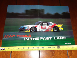 1985 MAC TOOLS MUSTANG RACE CAR ORIGINAL ARTICLE