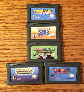 Super Mario GB/GBA/NDS Gameboy Advance Games Bundle Lot Variety Title tested