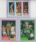 1980-81 Topps Larry Bird / Magic Johnson Rookie Card & 1982 TOPPS 2nd YEAR CARDS