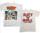 Vintage Ratt T-shirt Retro Music Tour 1984 Graphic Tee White Gift Fans Men Women