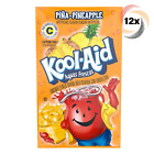 12x Packets Kool-Aid Pina-Pineapple Flavor Caffeine Free Soft Drink Mix | .14oz