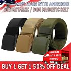 Men Casual Military Tactical Army Adjustable Quick Release Belts Pants Waistband