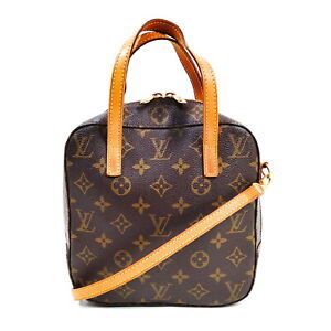 Louis Vuitton LV Hand Bag M47500 Spontini Brown Monogram 1053691
