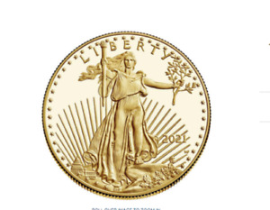 American Eagle 2021 One Ounce Gold Proof Coin  21EB