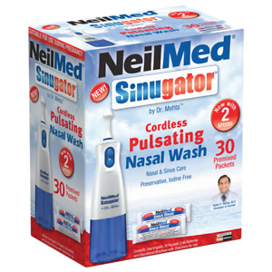NeilMed Sinugator Electronic Cordless Sinus Nasal Wash Irrigator