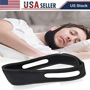 Anti Snore Stop Snoring Bands Strap Sleep Apnea Belts Jaw Solution Chin Support