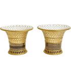 Pair Manufacture de Sevres Reticulated Porcelain Baskets Corbeille Jasmin c 1820
