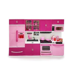 My Modern Kitchen Full Deluxe Kit with Lights and Sounds(4 Set) Great for Dolls