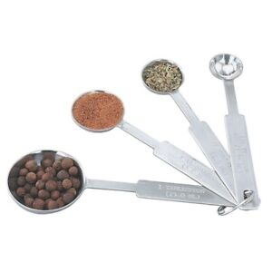 VOLLRATH 47118 Four-Piece Measuring Spoon Set