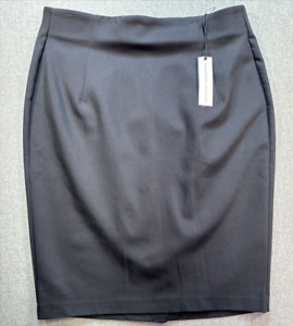 Lane Bryant Womens The Modernist Collection Pencil Skirt Size 16 Black