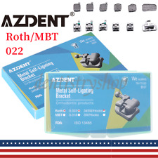 AZDENT Dental Orthodontic Self-Ligating Brackets Braces Roth/MBT.022 Hooks 3-4-5