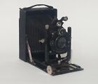 SOM Berthiot Folding Plate Camera 9x12 with Flor F4.5 135mm - Very Rare