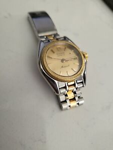 Tudor by Rolex monarch quartz women's watch 18k gold 15833