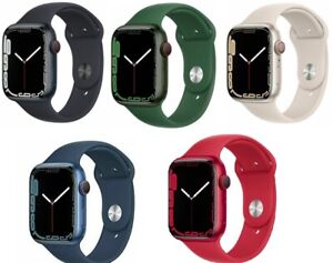 Apple Watch Series 7 45mm GPS + WiFi + Cellular Unlocked Aluminum Case - Good