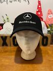Mercedes-Benz Black & White Logo Hat Adjustable Baseball Cap Strapback Adult