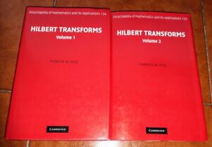 King Hilbert Transforms Complete 2 Volumes Cambridge University Press 2009