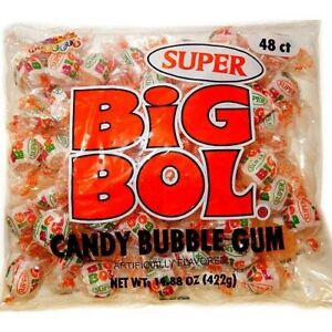 SUPER SIZE BIG BOL Candy Bubble Gum Center 48 Count FREE SHIPPING