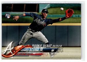 2018 TOPPS UPDATE SERIES RONALD ACUNA JR. RC BRAVES #US252