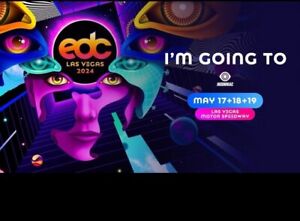 3-DAY (2) VIP Tickets - EDC Las Vegas - Electric Daisy Carnival 2024 Wristbands