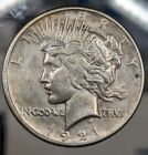 New Listing1921 High Relief Peace Dollar. AU Details.