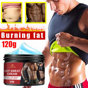 120g Hot Cream Fat Burner Loss Weight Belly Slimming Fitness Body Sweat Gel