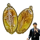 Thai Amulet Wan Charm Golden Flower Talisman Magic Pendant Lucky Money Wealth