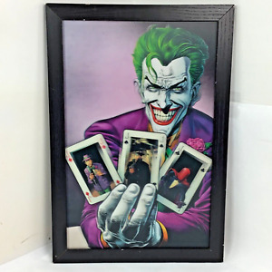DC Comics The Joker 3D Holographic Picture, Framed, 19in. x 13in.