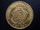 1861 SPAIN MADRID KINGDOM OF SPAIN ISABELLA II 20 REALES  SUPERB GOLD COIN RARE