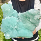 7.27LB Natural blue textured stone crystal, Chinese blueheteropolar