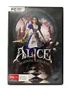 Alice Madness Returns 2011 Horror, Action, Adventure PC Video Game VGC free post