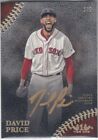 2017 David Price Topps Tier One Black GOLD INK AUTO 1/1 - DP Boston Red Sox