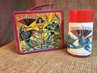 Vintage *1976 Aladdin Super Friends Lunchbox & Thermos * Wonder Women Superman