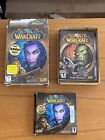 New ListingWorld of Warcraft PC Game Windows 5 Disc 3 Manuals Blizzard Entertainment 2004