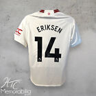Christian Eriksen Signed 23/24 Manchester United Third Football Shirt COA