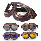 Flying Helmet Goggles Leather Sun Glasses Air Force Pilot Vintage Retro Eyewear