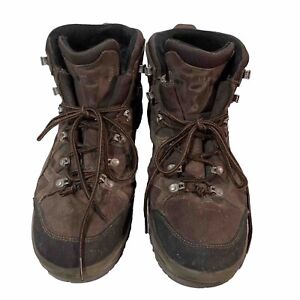 LL Bean Men’s Brown Leather And Gortex Waterproof Hiking Boots, Size 13 M
