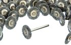 10/20/50Pcs Stainless Steel Wire Brush For Dremel Rotary Tool Die Grinder Wheel