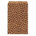 Kraft Paper Bags Leopard Print Jewelry Flat Gift Bags 100~200~500 Pc Bags