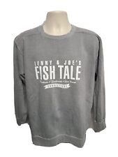2016 Lenny & Joes Fish Tale Madison Westbrook New Haven Adult M Gray Sweatshirt