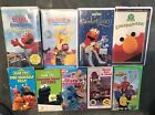 9 Sesame Street VHS Video Lot - Elmo, Sesame Street, Barney and Wiggles