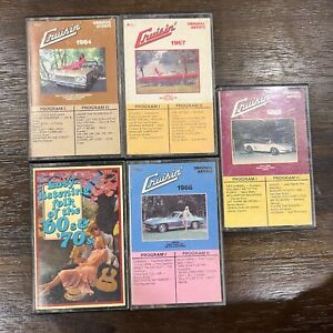 New ListingLot 60's Vintage Cassette Tapes Cruising 1964 1967 1966 1962 Folk 70s